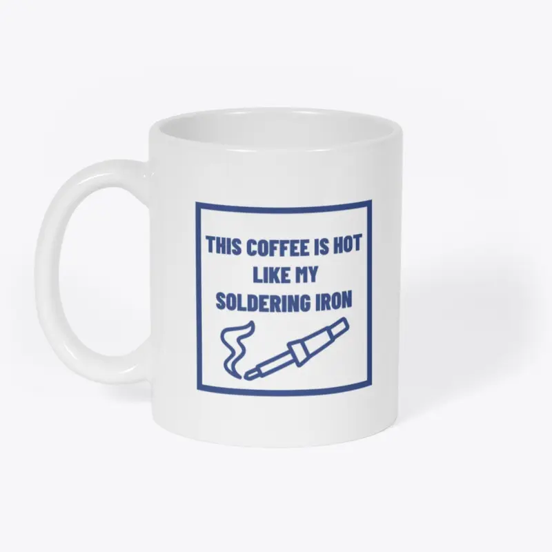 Hot iron coffee cup